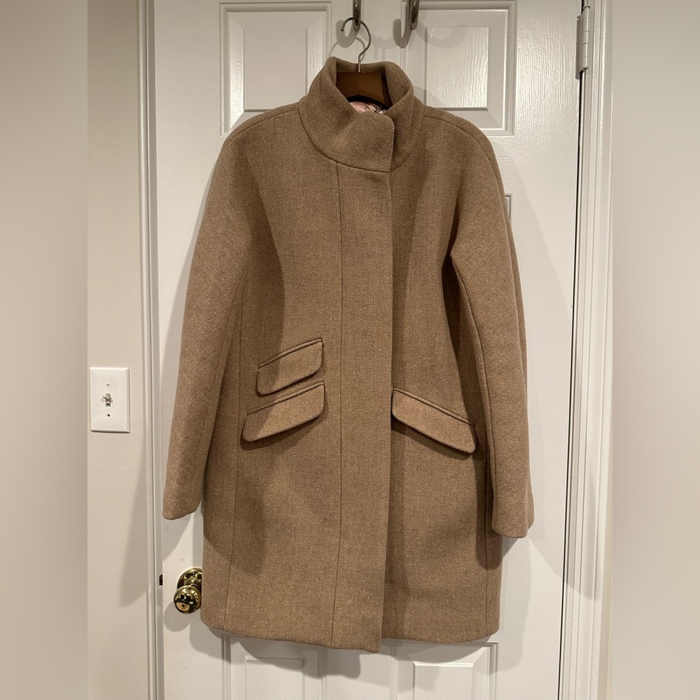 J. Crew Women's Coat in Italian stadium cloth wool blend size 2